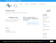 Tablet Screenshot of folleto.com